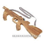 木製ゴム銃　ミニライフル型　アイボリー